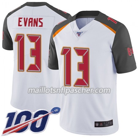 Maillot Tampa Bay Buccaneers Mike Evans 13 Nike Blanc 100th - Homme